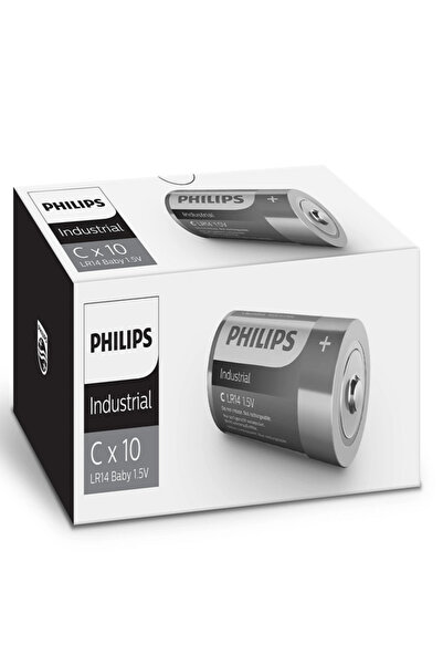 Philips Industrial C Boy Orta Boy Pil 1.5V - LR14I10C/10 - 10'lu Paket