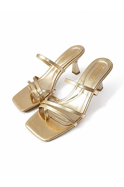 NiceDiffer Women's Sandals Slippers 7cm Heeled Daily Comfortable Slippers
