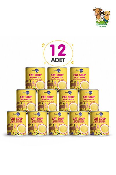 Supreme Cat Tavuklu Kedi Çorbası 135 ML x 12 Adet