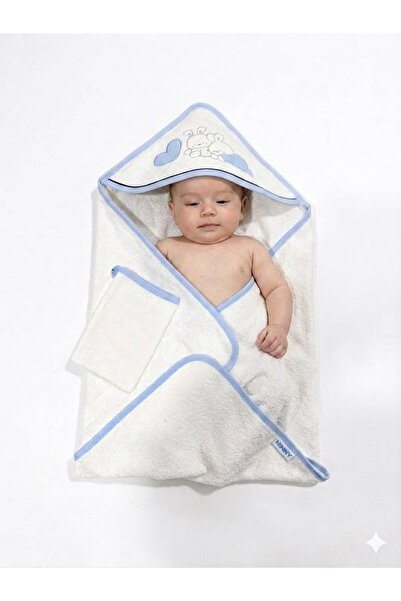 sea gulf Newborn Baby Towel with Hood Suitable for Newborns to 9 Months Old