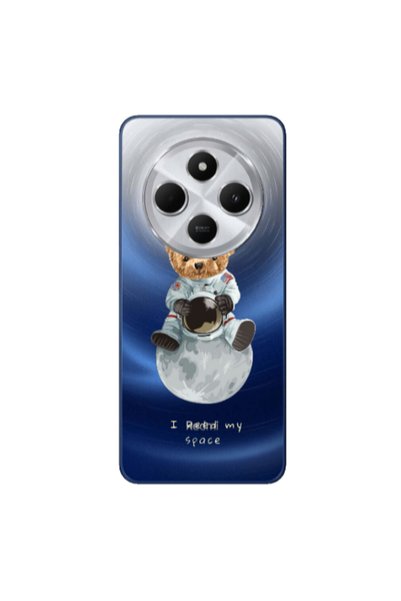 Other Xiaomi Redmi 14c Bear in space Transparent Silicone TPU Θήκη