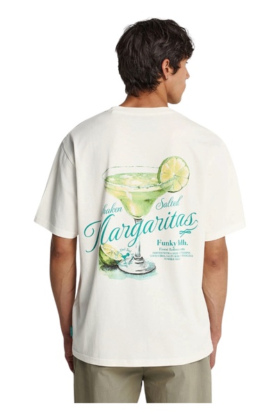 Funky Buddha T-Shirt FBM013-084-04 – Off White - xl