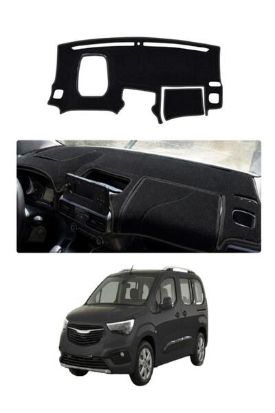 e-biz Opel Combo (2018+) Uyumlu Torpido Koruma Örtüsü Oto Kılıfı Siyah