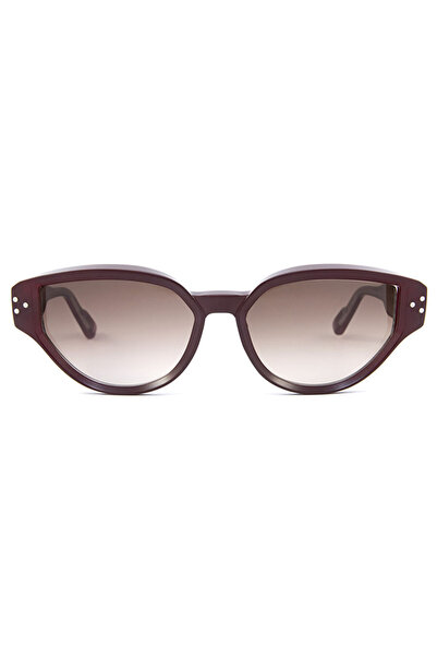 Snob Milano X Nove 25 Gran Tosa Claret Red Cat Eye Women's Sunglasses