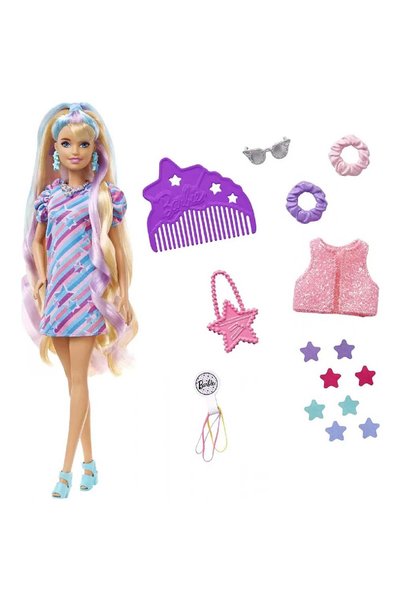 mattel Barbie Totally Hair - Ξανθιά (HCM88)