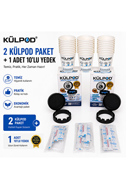 Külpod 2'li Paket + 10'lu Yedek Oto, Yat, Mini Seyahat Kokusuz Küllük, Kullan...