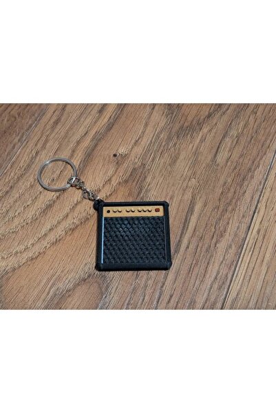genomera Guitar Amplifier Shaped Keychain (Brand Name Written on the Front of...