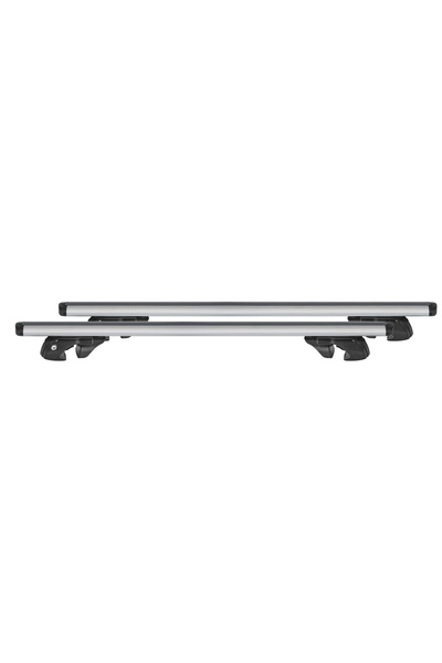 Menabo Ασημί Εγκάρσιες Μπάρες Φτερών για Ford Focus II Station Wagon 2004-2008