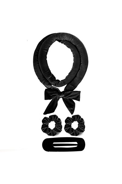 Choice5 Black No Heat Hair Rollers Heatless Curling Rod Headband Soft Hair Cu...
