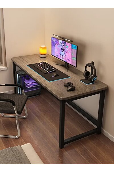 DOMEET Multipurpose Computer Desk Home Office Writing Study Desk Modern Simpl...