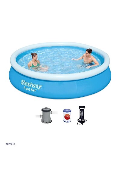 BESTWAY Yüksek Kaliteli Büyük Şişme Havuz Seti 366x76 cm, Eğlence Dolu Anlar ...