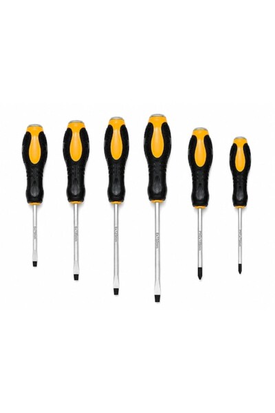 OEM Set 6 Surubelnite Profesionale Plate si PH, 5x75mm, 6x100, 6x125, 8x150, ...