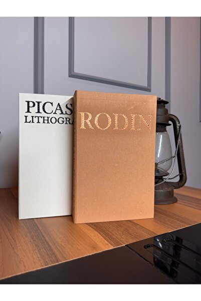 NAHİTA ATELİER TAŞ İŞLEMELİ PICASSO-RODIN KUMAŞ DEKORATİF KUTU
