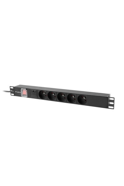 OEM Unitate distributie alimentare PDU 19", 1U, 10A, 5 prize , negru, C14