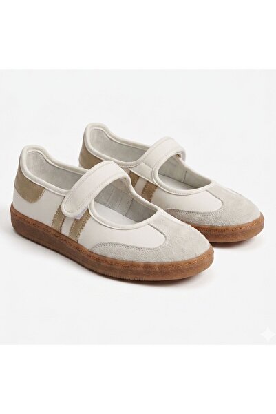 Barinoska Women's Velcro Ballerina Shoes with Thermo Sole, 1 cm Heel, Full Mo...
