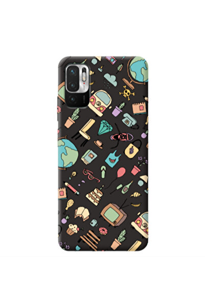 Other Xiaomi Redmi Note 10 Pro 5G Best buds Black Colored Silicone TPU Θήκη