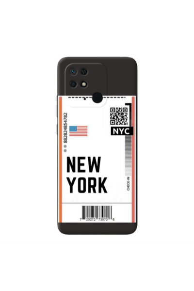Other Xiaomi Redmi 10C New York NYC Black Colored Silicone TPU Θήκη