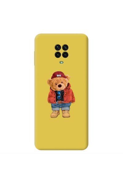 Other Xiaomi Redmi Note 9 Pro Bear in a hat Yellow Colored Silicone TPU Θήκη