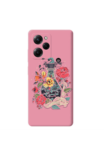 Other Xiaomi Poco X5 Pro Magic vase Pink Colored Silicone TPU Θήκη