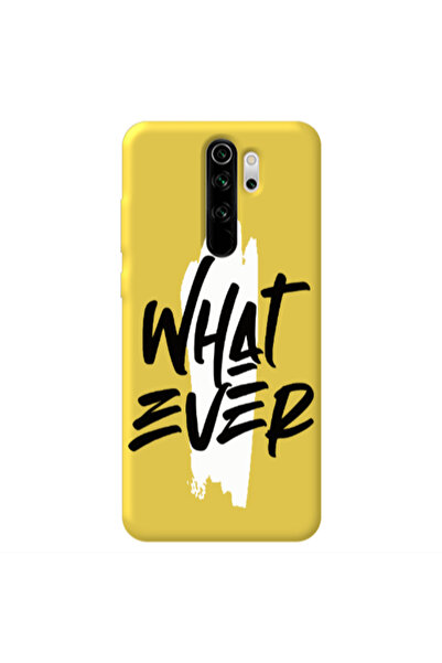 Other Xiaomi Redmi Note 8 Pro What Ever Yellow Colored Silicone TPU Θήκη
