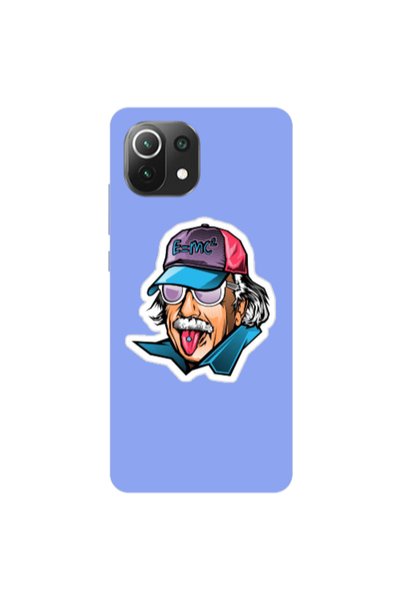 Other Xiaomi Mi 11 Lite Einstein Light Purple Colored Silicone TPU Θήκη