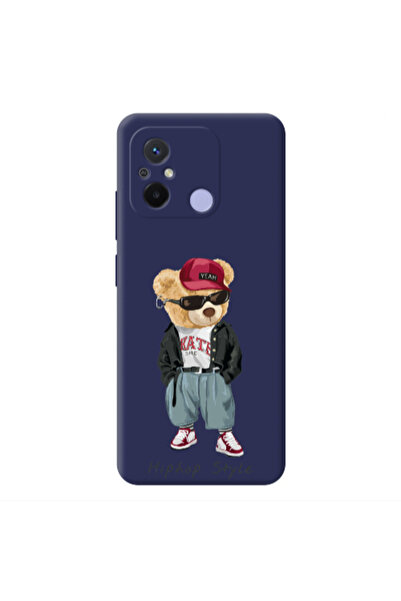 Other Xiaomi Redmi 12C Hip hop style Dark blue Colored Silicone TPU Θήκη