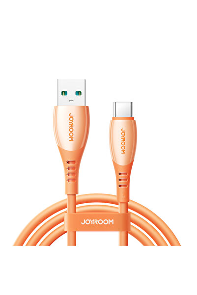 Joyroom S-A59 Cablu de încărcare și date USB-A la USB-C 3A 1.2m Portocaliu
