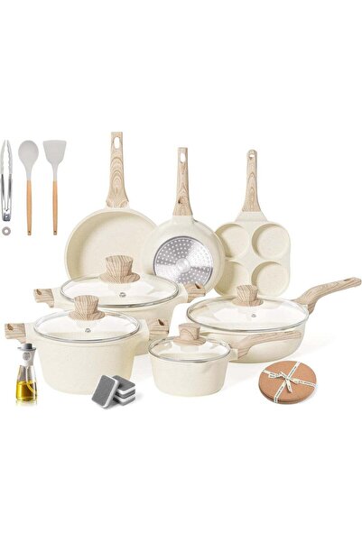 Generic Caannasweis 19Pcs Cookware Sets, Nonstick Pots and Pans Set, Granite ...
