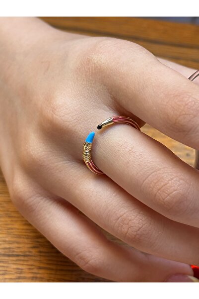 lotusbybuket Steel Color Striped Ring