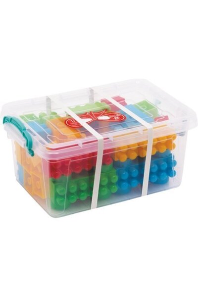 Argy Toys Τουβλάκια 52 Τεμάχια σε Διαφανές Κουτί (211)