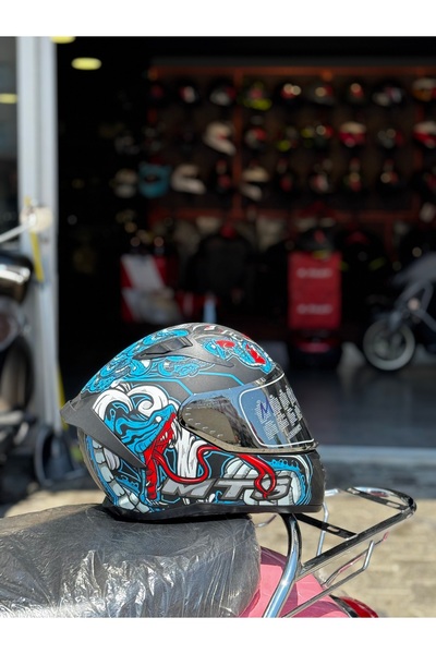 Motohat Motosiklet MTS FULLFACE KASK ECE2206 SERTİFİKALI GÜNEŞ VİZÖRLÜ