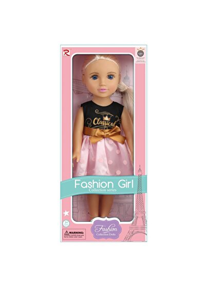 Blue Toys Κούκλα με φούστα και μαύρη μπλούζα