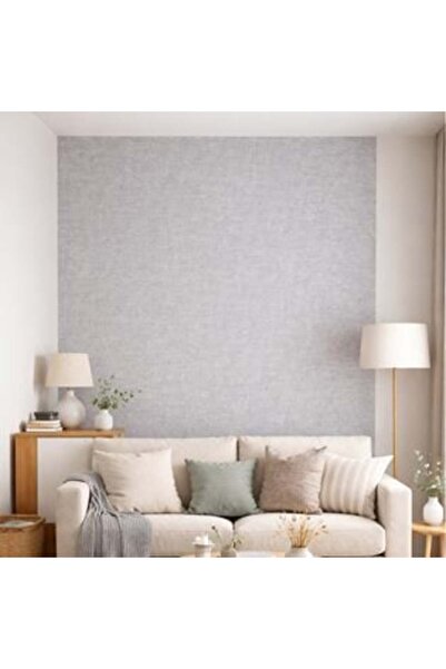 SHOPIENS Autocolant de perete gri din material textil 60 x 30 cm - 6 bucăți