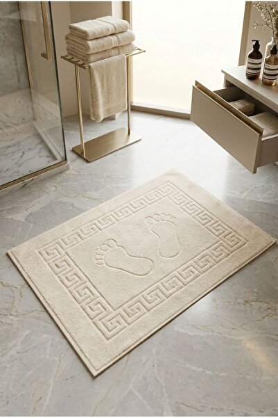 TEXTİLES MAGİC LAMP Patterned Bath Woven Foot Towel - Cotton, Absorbent and S...