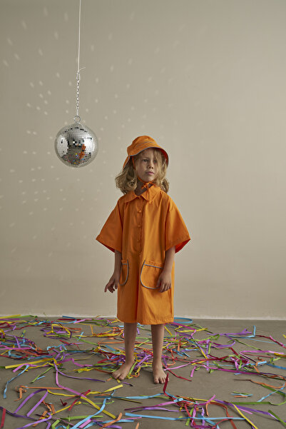 Oh La La Koala For Little Ones Orange Candy Summer Ribbed Hat Jumpsuit