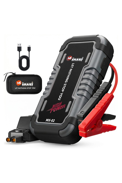 MR.SMART F.T.C Mr. Smart MX-02 8000 mAh Car Jump Starter 3-in-1 with Power Ba...