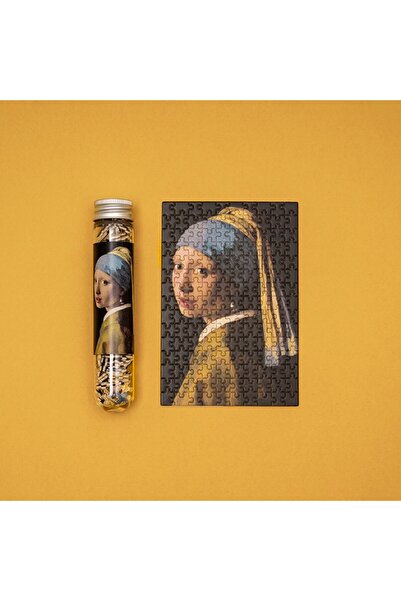Londji Puzzle în micro-mărime: „Fata cu cerceaua de perlă” de Johannes Vermeer