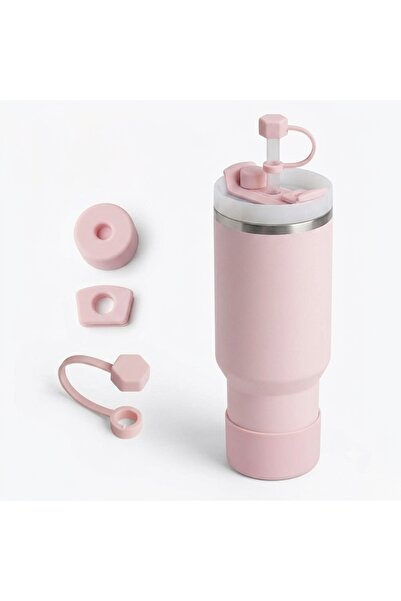 Yenigeldi Stenley Quencher Compatible 3-Piece Silicone Sealing Set - Powder Pink