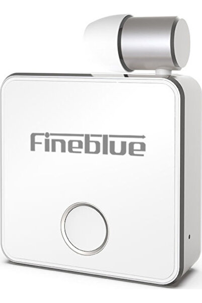 Fineblue F1 Ενδοωτικό Ασύρματο Ακουστικό Bluetooth Handsfree Λευκό "