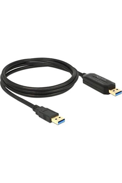DELOCK USB3.0 Καλώδιο Δεδομένων Α-Α 1,5μ - KM switch