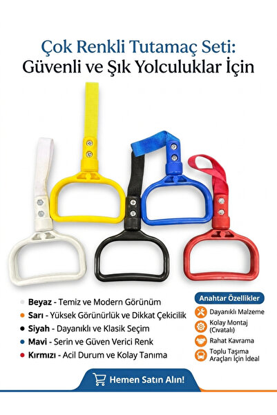 İyem Sarı Araç İçi Tutamaç-2 Adet