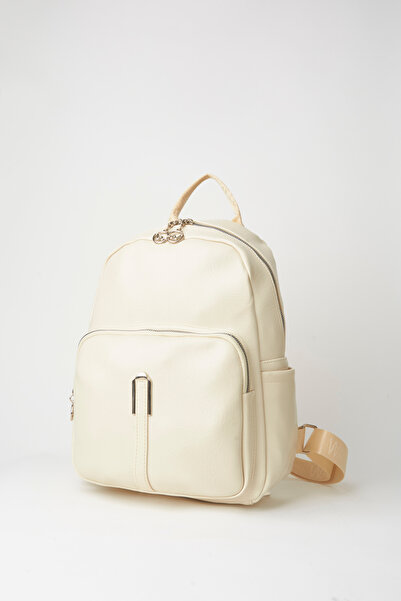 Vivaq Women's Penguin Cream 2 Compartments 2 Side Pockets Faux Leather Zipper...