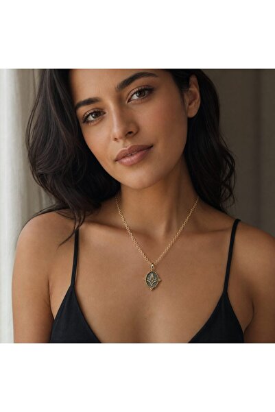 The Gümmüsh Virgo Necklace Gold Color Meaningful Gift Stylish Accessory