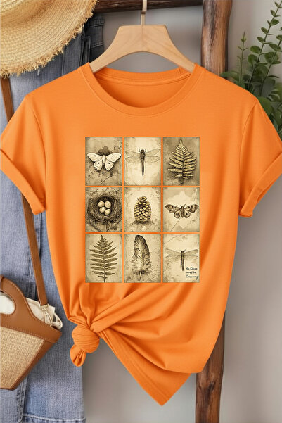 l'eivor Habitat Design Printed Women's Cotton T-Shirt