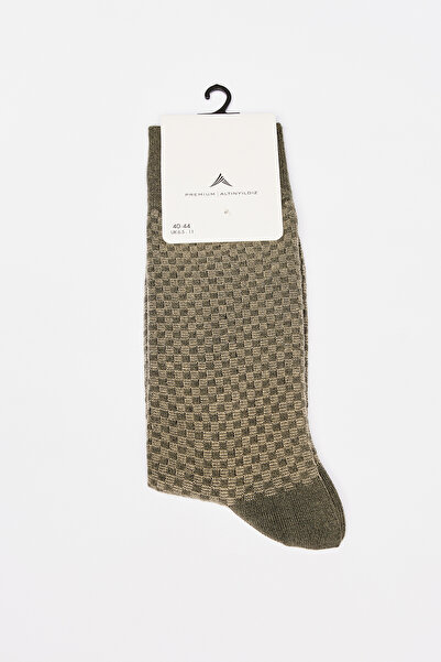 ALTINYILDIZ CLASSICS Men's Khaki Single Sock Socks