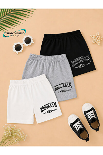 TREND THE BEST Trendin En İyisi Yazlık Brooklyn 1994 Crown Baskılı Erkek ve K...