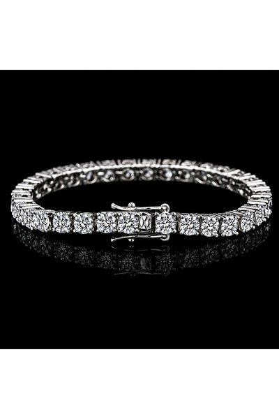 VELORA Brățară Tennis din Argint 925 Damă 3 mm, 17 cm, Zirconiu Premium, Eleg...