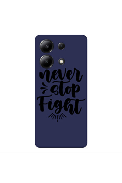 Other Xiaomi Redmi Note 13 4G Never stop fight Dark blue Colored Silicone TPU...