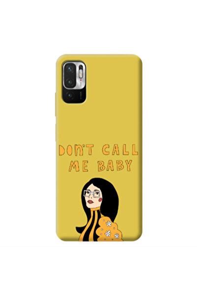 Other Xiaomi Redmi Note 10 Pro 5G Call me baby Yellow Colored Silicone TPU Θήκη