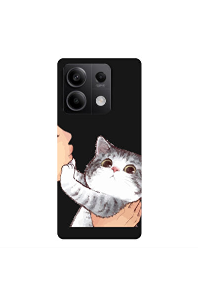 Other Xiaomi Redmi Note 13 5G No Kiss Black Colored Silicone TPU Θήκη